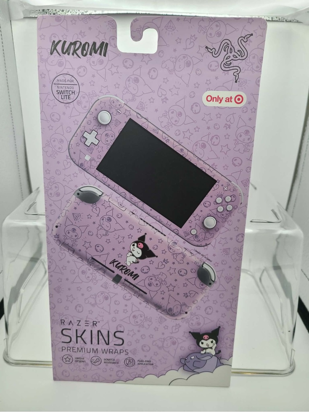 NWT Razer Kuromi Lavender Nintendo Switch Lite Skin Wrap